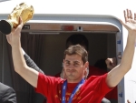 Campeões mundiais voltam para a Espanha
