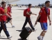 Depois de desembarcar em Madri, a delegação espanhola foi para um hotel almoçar, e logo mais terá um encontro com o primeiro-ministro do país, José Luis Rodríguez Zapatero