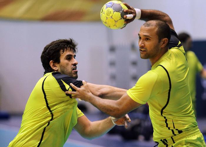 Fernando Pacheco e Bruno Santana, handebol