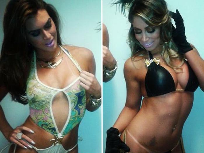 Reprodução/Arquivo Pessoal <p>Renata Molinaro e Carol Narizinho exibiram suas marquinhas nas redes sociais. Segundo Chris, elas estão liberadas, pois têm um trabalho que exige visual sexy e provocante.</p>
<p> </p>
<p>— É um perfil, um estilo de vida que condiz com a sensualidade da marquinha</p>