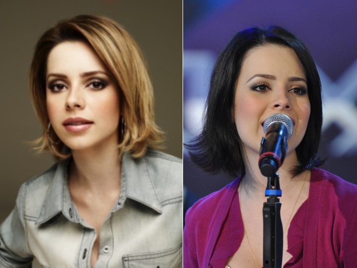 Divulgação/TV Globo <p>Sandy tinha o cabelo pretinho, mas decidiu apostar nos cabelos clareados. <a href="http://www.vagalume.com.br/sandy-leah/">Veja mais aqui</a></p>