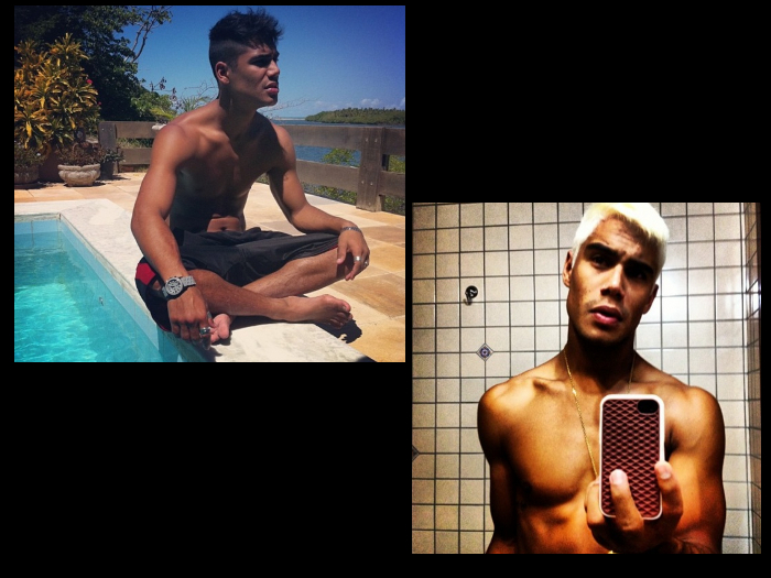 Reprodução/Instagram <p>Micael Borges foi outro que pegou os fãs de surpresa. O cantor e ator pintou os cabelos de loiro platinado. <a href="http://entretenimento.r7.com/jovem/noticias/bomba-micael-borges-muda-de-visual-e-fica-loiro-veja-20121119.html?question=0">Veja mais aqui</a></p>