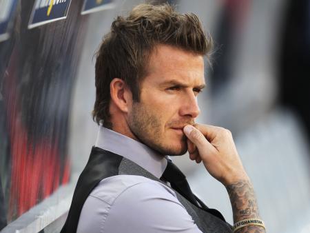 Beckham passou a Copa do Mundo no banco de reservas por causa de uma contusão