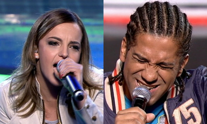 Camila Morais e Elson Júnior são eliminados do Ídolos 2011