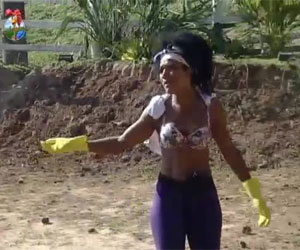Simone Sampaio reprova atitude de Vavá com o lixo e dá bronca no peão