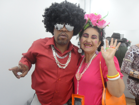 Tony Siqueira e Reinildes Ramos, animadíssimos, se juntam para a foto!