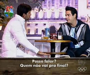 Vavá diz para Diego que Nicole não vai chegar a final da Fazenda Vavá diz para Diego que Nicole não vai chegar a final da Fazenda