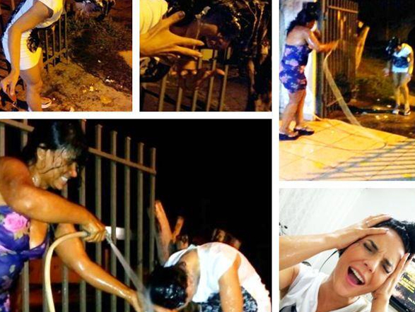 Nesta segunda-feira (18), Rafinha Viscardi completa 29 aninhos. Para homenagear a assistente do Gugu, montamos uma galeria repleta de fotos especiais da gata! Como mostra nessa imagem, amigos e familiares de Rafinha não perdoaram o aniversário e deram banho de ovo na assistente. Vote na sua assistente favorita!